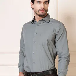 elioop Premium Relaxed Fit Spread Collar Long Sleeves Cotton Formal Shirt image 5