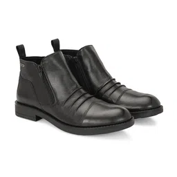 Delize Men Leather Biker Boots image 1