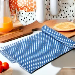 REVEXO Blue & White Printed Water-Resistant Shelf Liner-picture-13