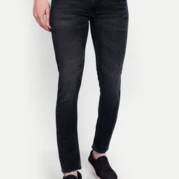 MEGHZ Men Narrow Skinny Fit Low-Rise Light Fade Stretchable Jeans-picture-25