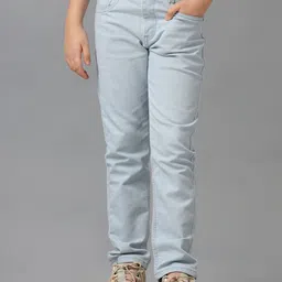 UNDER FOURTEEN ONLY Girls Regular Fit Mid-Rise Low Distress Jeans-picture-41