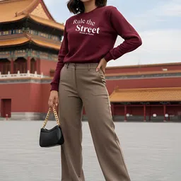 Moda Rapido Women Printed Sweatshirt-picture-36