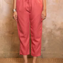 House of Chikankari Women Floral Embroidered Thread Work Pure Cotton Kurta with Trousers image 3