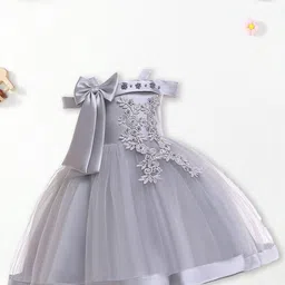 FOREVER FRIDAY Embroidered Off-Shoulder A-Line Dress-picture-14