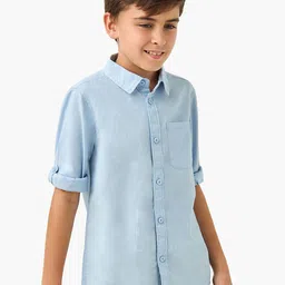 Juniors by Babyshop Boys Long Sleeves Cotton Shirt-image-56