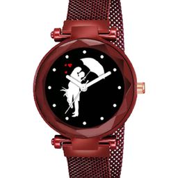 Miss Perfect Women Printed Dial & Wrap Around Straps Analogue Watch DF88-picture-4