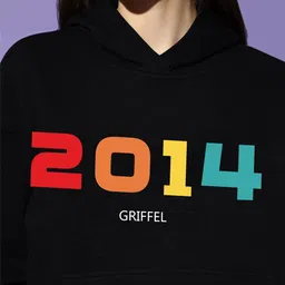 GRIFFEL Women Printed Hooded Sweatshirt image 4