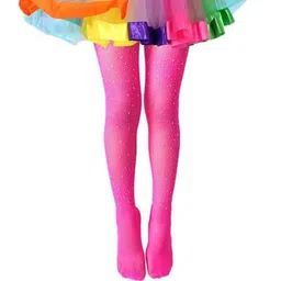 NESKA MODA Girls Glitter Self Design Fishnet Pantyhose Stockings-picture-27