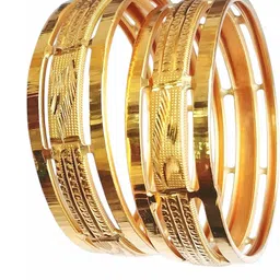 SGN fashion Gold Brass Bangles-picture-38