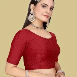 priyanka textiles Round Neck Women Blouse image 2