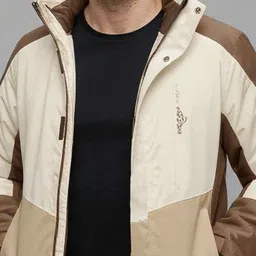 Mast & Harbour Men Hooded Colourblocked Tailored Jacket image 2