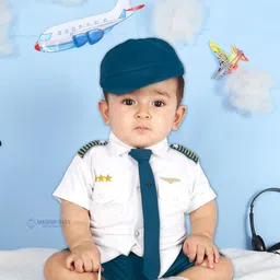MashUp Boys Pilot Clothing Set With Tie & Cap-picture-30
