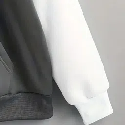 Metronaut Men Colourblocked Hooded Sweatshirt image 3