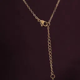 PALMONAS Stones Bar Necklace & Bar Charm Bracelet Combo Set image 2