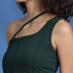 Kotty Women Solid One Shoulder Top image 3