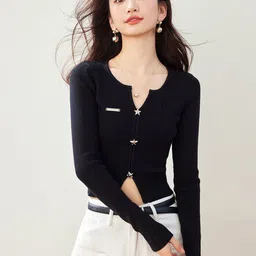 JC Collection Women Ribbed Crop image 2