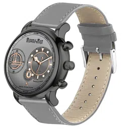 DOUBLERUN Men Dial & Leather Straps Analogue Multi Function Watch H05N18165-picture-34