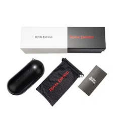 Royal Enfield Men Shield Sunglasses with UV Protected Lens image 3