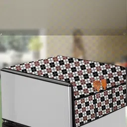 The Furnishing Tree Grey Plastic Refrigerator Cover-picture-11