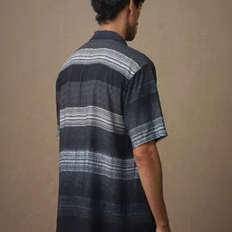 4 TRIPLE O FIVE O BY MUFTI Men Striped Casual Shirt image 4