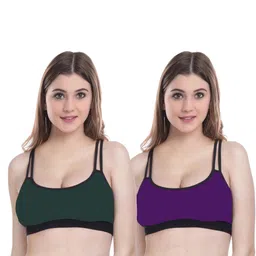Samvar Multi Cotton Non-Wired Non Padded Minimizer Bra image 4