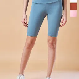 COLOR CAPITAL Pack Of 4 High-Rise Knee-Length Tights-picture-29