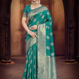 KCPC BANDHANI Woven Design Lightweight Saree-image-76