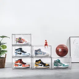Sasimo Transparent 6 Piece Water Resistant Shoes Organisers-picture-12
