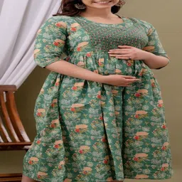 Queens Closet Women Floral Printed Floral Anarkali Kurta image 5