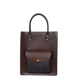 Celtic Leather Structured Tote Bag-picture-10