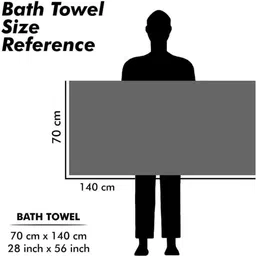 Reexplore Yellow Lightweight Microfiber 350 GSM Bath Towel image 4