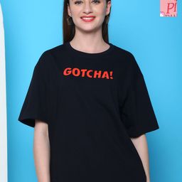 Dreambe Women Typography 2 Printed Applique T-shirt-picture-32