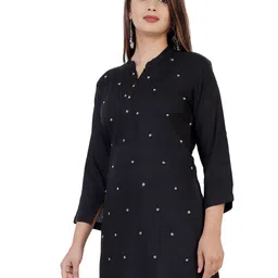 OH MI DIOS Women Mandarin Collar Top-image-98