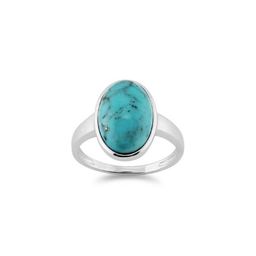 GenZcomplex Unisex Turquoise Adjustable Finger Ring-picture-5