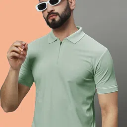 SZN Men Polo Collar Solid T-shirt-picture-57