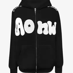 Stylecast X Slyck Women Hooded Typography Printed Jacket-image-27