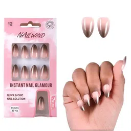NAILWIND Set Of 30 Ombre Press On Nails - Metallic - 12 image 2