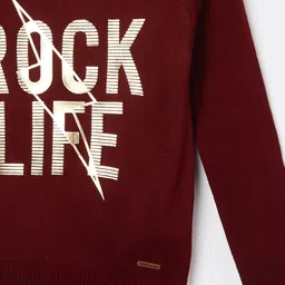 Fame Forever by Lifestyle Boys Typography Printed Pullover image 2