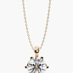 VALANOVA BIS Hallmark 18K Rose Gold Diamond Studded Pendant - 0.85g-picture-12