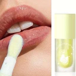 vongee Gege Bear Crystal Jelly Lip Oil - Fresh Grapes: Fruity Lip Gloss for Women Avocado image 5