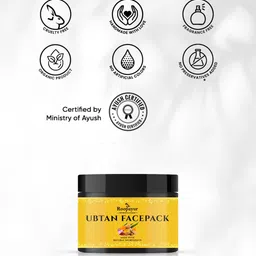 ROOPAYUR Ubtan Mask With Aloevera & Sandalwood - 50 ml image 3