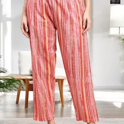 Kryptic Pack Of 2 Pure Cotton Mid-Rise Lounge Pants-image-96