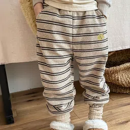 LULU & SKY Girls Striped Joggers Track Pants-picture-35