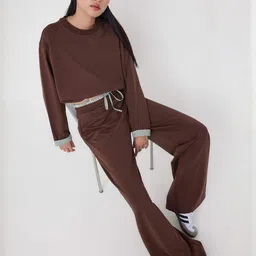 Trendyol Round Neck Sweatshirt With Trousers-picture-18