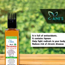 ANI'S Set Of 2 Herbal & Black Sesame Hair Oils -100ml Each image 3