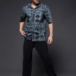 PRONK Men Standard Printed Casual Shirt image 2