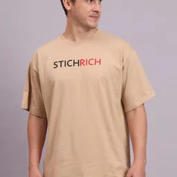 STICHRICH Men Typography Printed Bio Finish T-shirt-picture-17