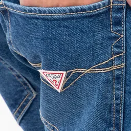 GUESS Men Straight Fit Clean Look Light Fade Stretchable Jeans image 5