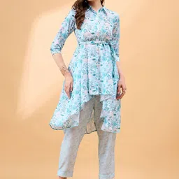 all about you Floral Printed Top With Trouser Co-Ords-picture-37