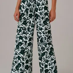Prabha Creations Women Floral Printed Palazzos-image-11